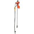 Global Equipment Air Chain Hoist, 300 lb Capacity, 10' Lift, Single Reeved, 84 FPM Lift Speed 29XL84